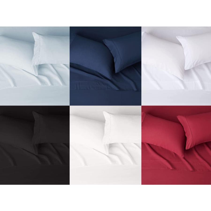 【並行輸入品】 snowhomes Cal King Size Bed Sheet Set 800 Thread Count 4 PCs Pre