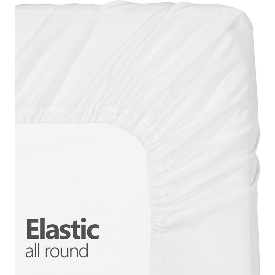 【並行輸入品】 snowhomes Rv King Size Bed Sheet Set 4 PCs Premium Breathable Be