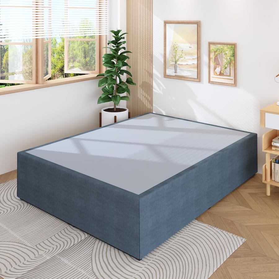 【並行輸入品】 Lutown Teen 18 Inch Queen Bed Frame with Cover Skirt， Heavy Duty_9