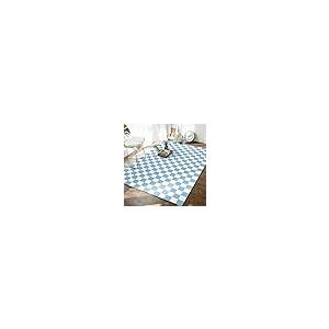 【並行輸入品】 Lifup Checkered Area Rug for Living Room and Bedroom， Moroccan C_2