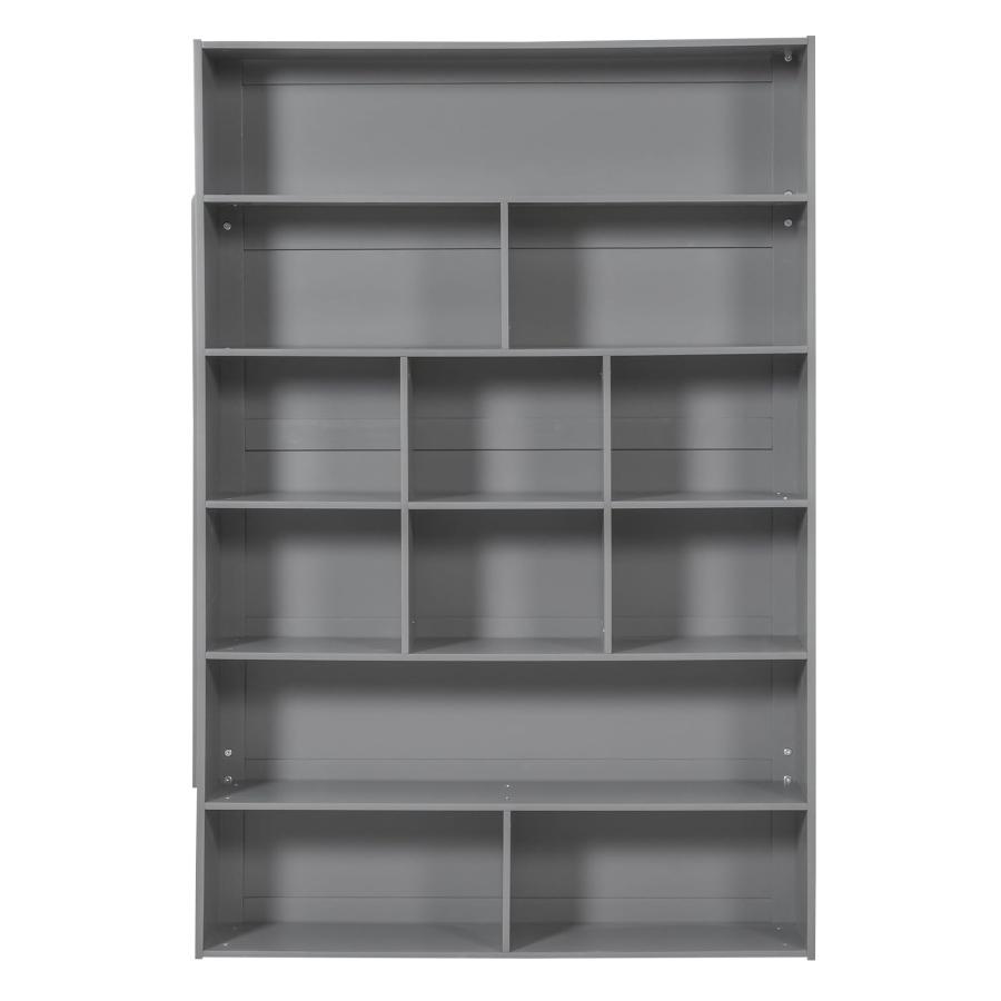 【並行輸入品】 Harper & Bright Designs Twin Over Twin Bunk Bed with Storage， Wo_9