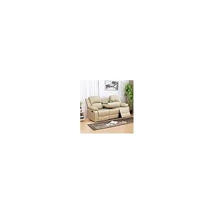 【並行輸入品】 SIENWIEY Manual Leather Recliner Sofa for Living Room Furniture，_2