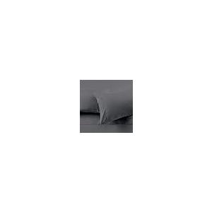 【並行輸入品】 snowhomes 100% Cotton Dark Grey King Size 4 Piece Bed Sheet Set