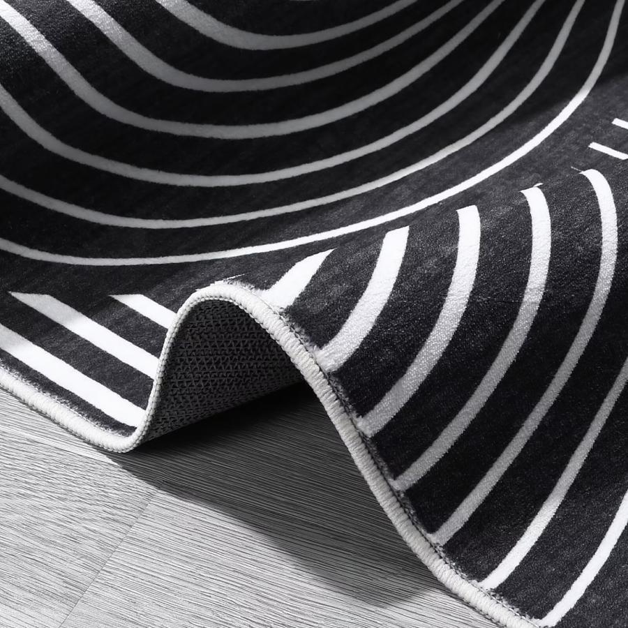 【並行輸入品】 GAOMON Washable Rug 6x9 Area Rugs for Living Room Modern Stripes_3