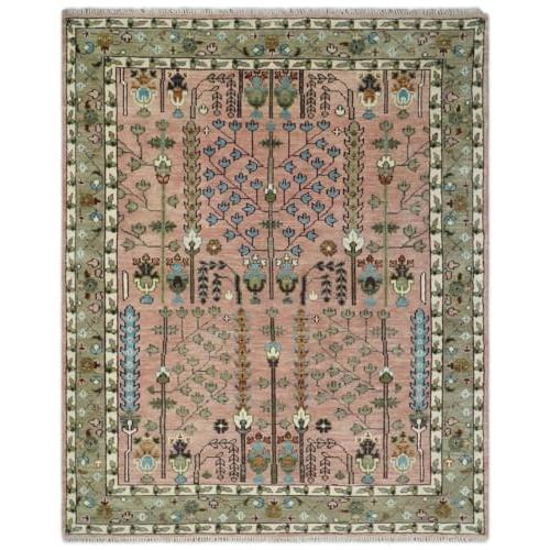 【並行輸入品】 CSILLA HOUSE Hand Knotted Oriental Turkish Oushak Rug 6X9 ft   Pの画像