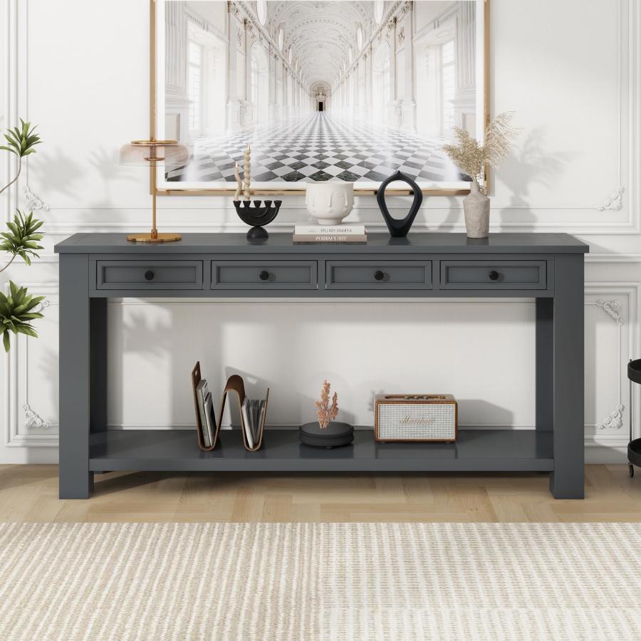 【並行輸入品】 Knocbel Console Table Hallway Sofa Entryway Side Table 63" Long
