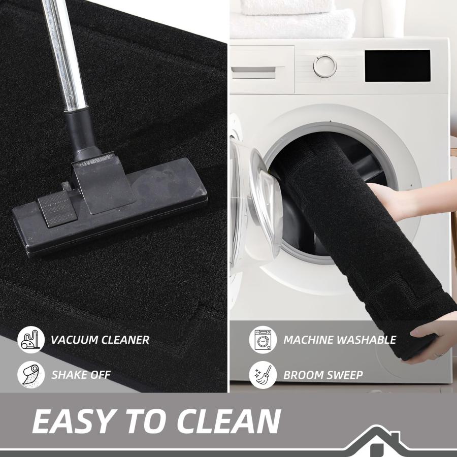 【並行輸入品】BEQHAUSE ドアマット ダートトラッパー 玄関マット 吸収性 ロープロファイル 滑り止め ウェルカムマット 洗濯可能 フロン_9