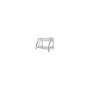 【並行輸入品】 HomeStock Twin Over Full Bunk Bed   Metal Frame, Space Saving Deの画像