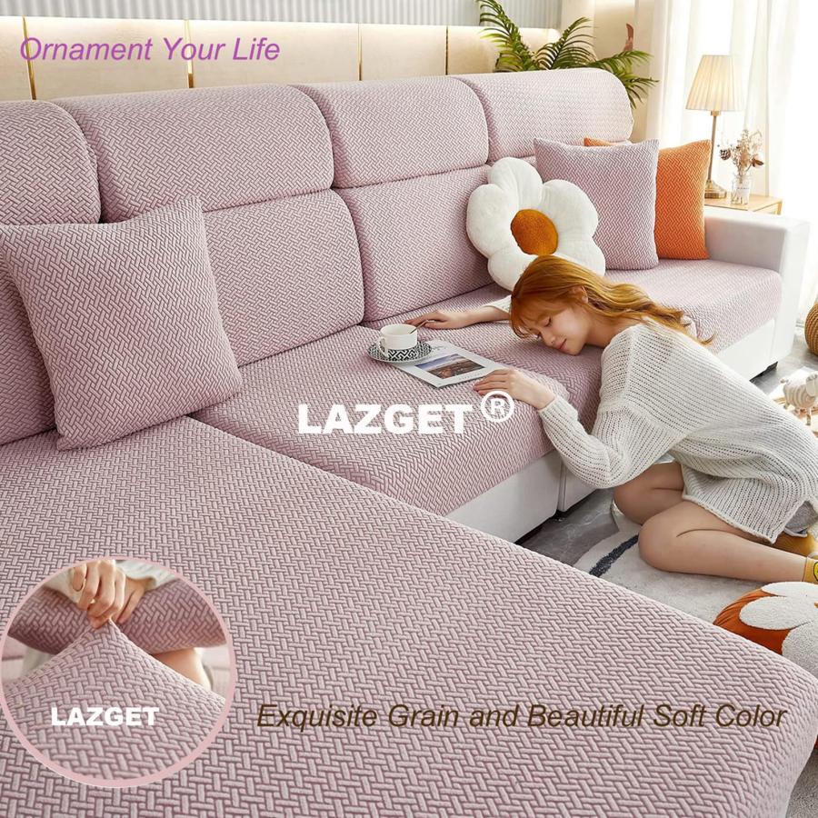 【並行輸入品】LAZGET マジックソファーカバー ソファヒーローカバー 2024 耐摩耗性 ユニバーサルソファーカバー 洗濯可能 ストレッチク_5
