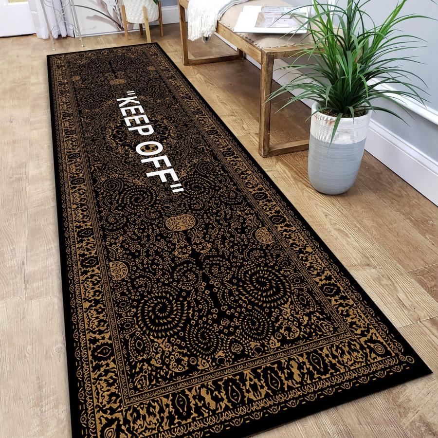 【並行輸入品】 Rugendary Keep Off Runner Rug for Kitchen Hallway Black Bronze S_3