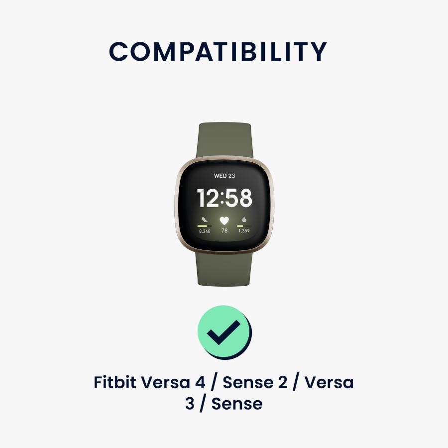 【並行輸入品】4x コネクター Fitbit Versa 4 / Sense 2 / Versa 3 / Sense対応 交換バンド用 アダプタ_3