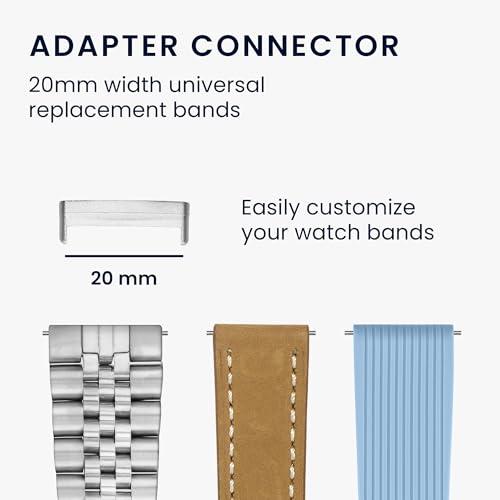 【並行輸入品】4x コネクター Fitbit Versa 4 / Sense 2 / Versa 3 / Sense対応 交換バンド用 アダプタ_7