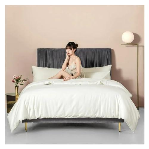 【並行輸入品】 ADovz Yellow Solid Color Duvet Cover Set 400TC Egyptian Cotton L