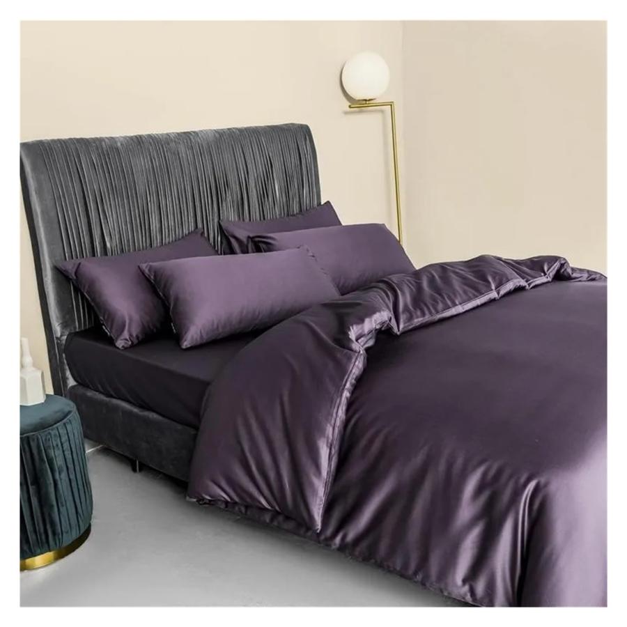 【並行輸入品】 ADovz Yellow Solid Color Duvet Cover Set 400TC Egyptian Cotton L