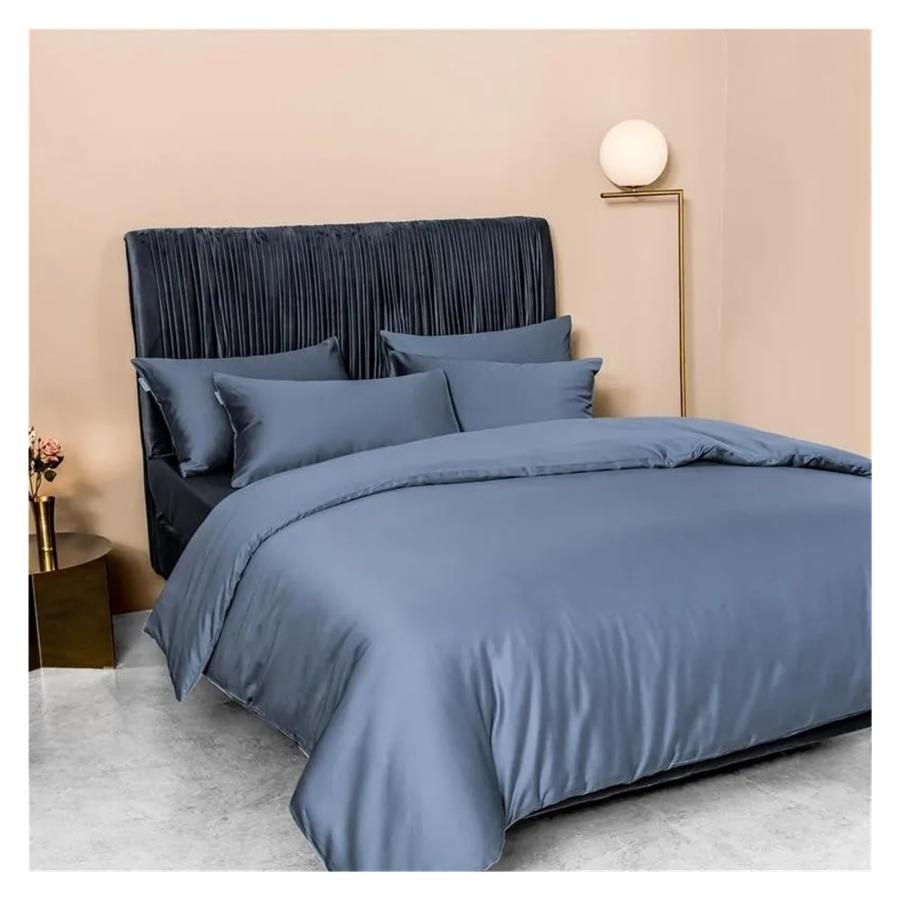 【並行輸入品】 ADovz Yellow Solid Color Duvet Cover Set 400TC Egyptian Cotton L