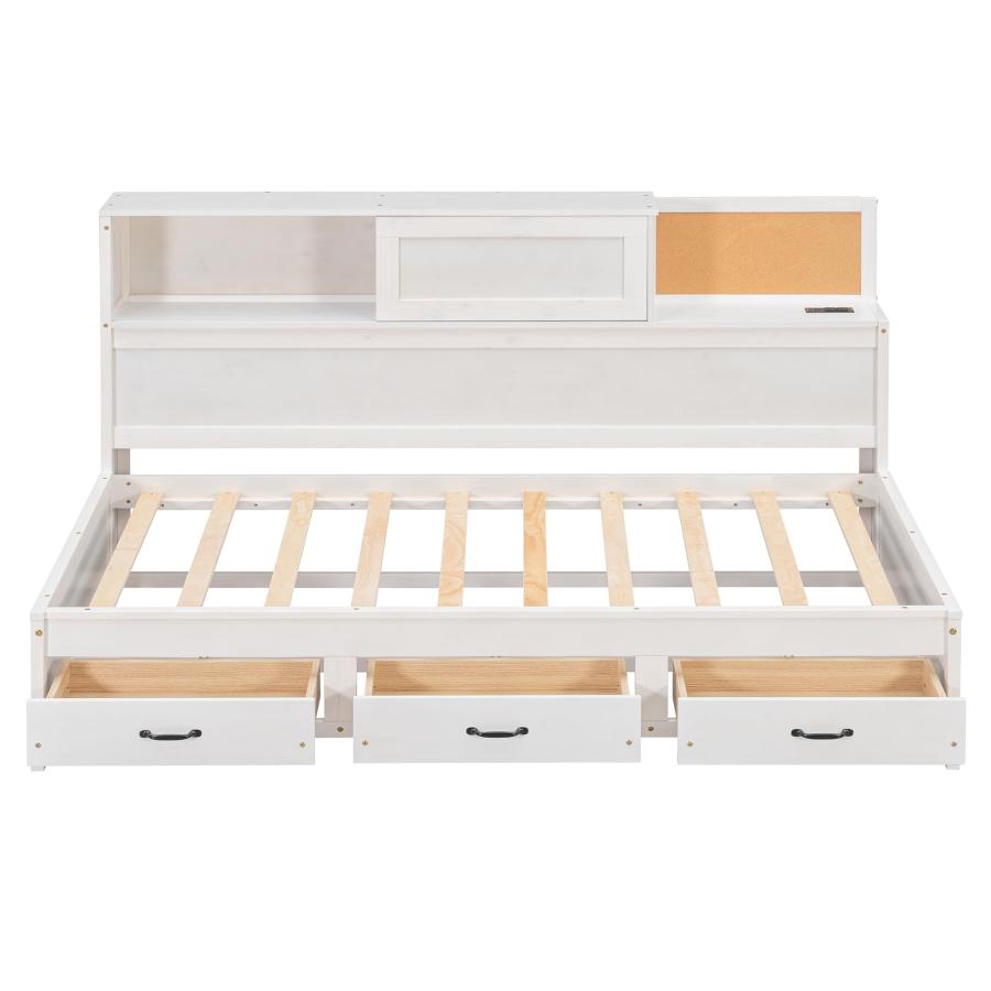 【並行輸入品】 Merax Twin Size Daybed， Wooden Twin Daybed Frame with 3 Storage_9