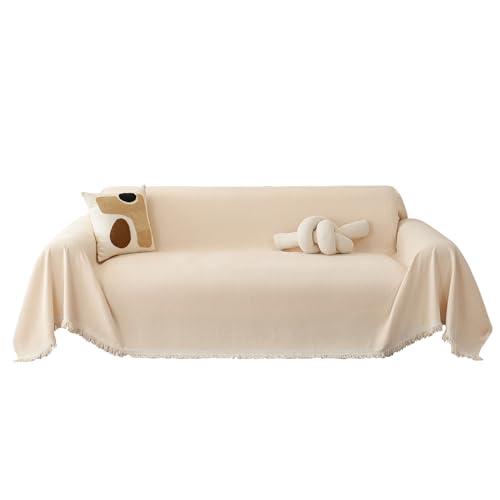【並行輸入品】DreDeco シェニール織 ソファカバー クッションカウチ3脚用 犬用カウチカバー 洗濯可能 ソフトで丈夫な大きなソファースリッ_1