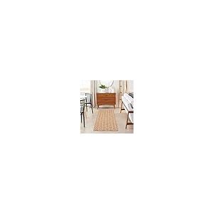 【並行輸入品】 Nourison Home Reversible Indoor Outdoor Natural 2' x 6' Area Rug