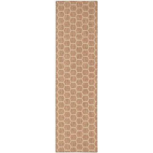 【並行輸入品】 Nourison Home Reversible Indoor Outdoor Natural 2' x 6' Area Rug
