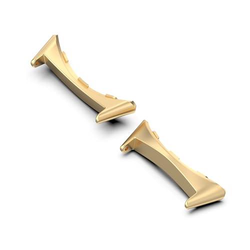 【並行輸入品】Hooxue 20mm ステンレススチールメタルウォッチバンド接続アダプター交換可能バンド Google Pixel Watchの画像