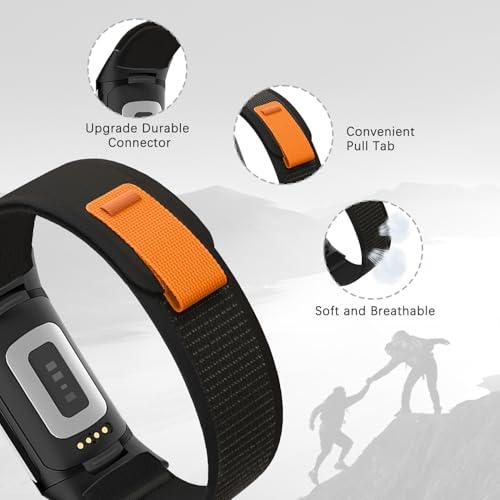 【並行輸入品】Oanux トレイルループ ナイロン Fitbit Charge 6 / Fitbit Charge 5 バンド レディース メン_4