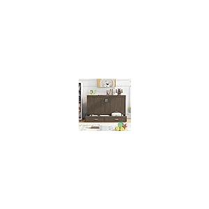 【並行輸入品】 Harper & Bright Designs Queen Size Murphy Bed， Wood Murphy Bed F_2