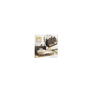 【並行輸入品】 Harper & Bright Designs Queen Size Murphy Bed， Wood Murphy Bed F_5