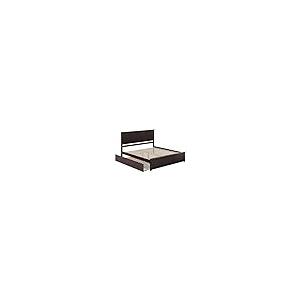 【並行輸入品】 HomeStock Lakeside Living King Solid Wood Platform Bed with Matcの画像
