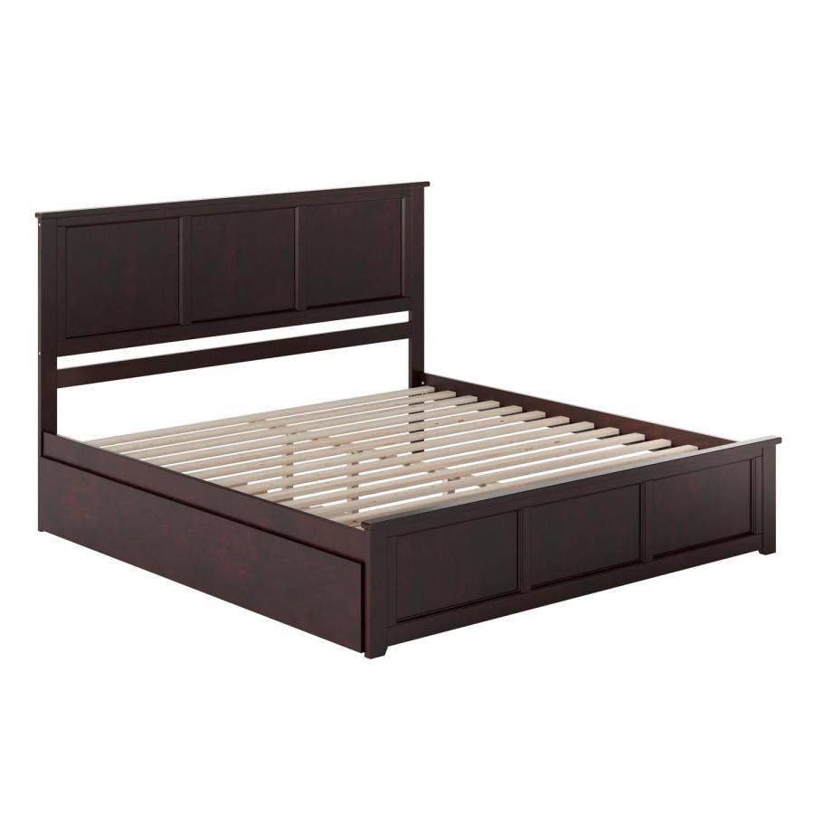 【並行輸入品】 HomeStock Lakeside Living King Solid Wood Platform Bed with Matcの画像