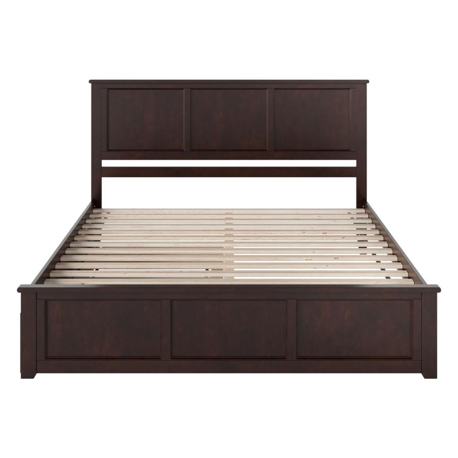 【並行輸入品】 HomeStock Lakeside Living King Solid Wood Platform Bed with Matcの画像