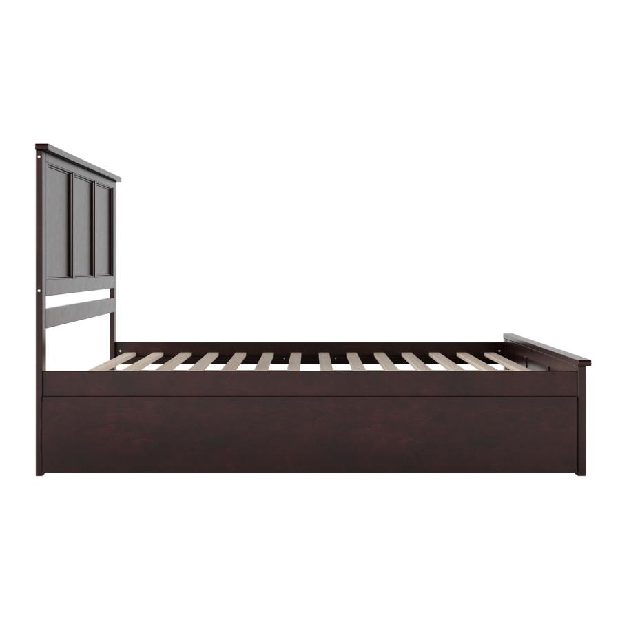 【並行輸入品】 HomeStock Lakeside Living King Solid Wood Platform Bed with Matcの画像