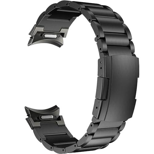 【並行輸入品】[MaKTech] チタニウムバンド,ノーギャップコネクター付きメタルブレスレットストラップ,サムスンギャラクシーウォッチ7 Feの画像