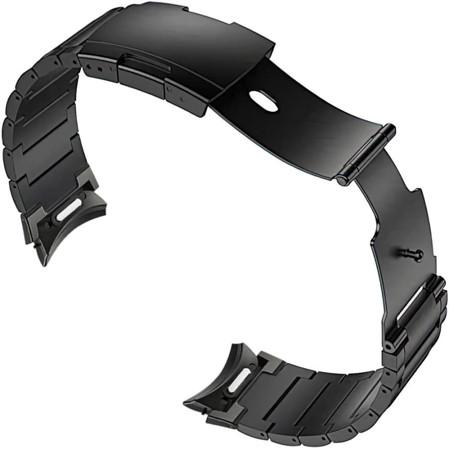 【並行輸入品】[MaKTech] チタニウムバンド,ノーギャップコネクター付きメタルブレスレットストラップ,サムスンギャラクシーウォッチ7 Feの画像