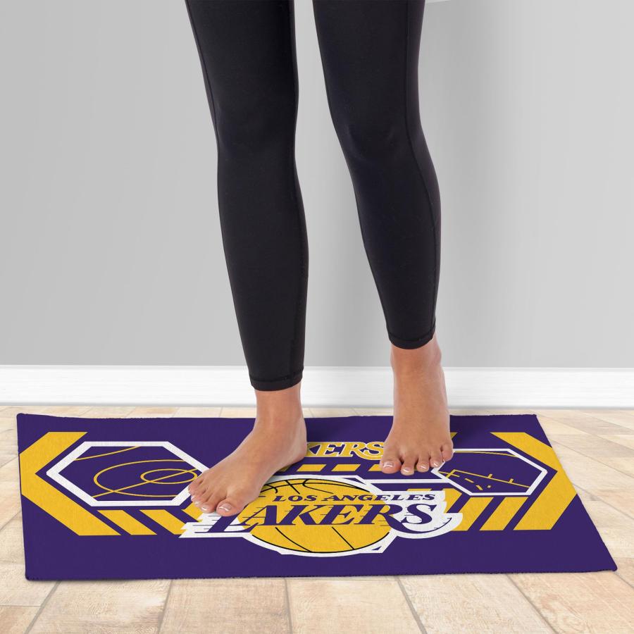 【並行輸入品】Northwest NBA ロサンゼルス・レイカーズ 洗えるラグ、50.8 cm x 81.3 cm、アジャイル Northwes_3