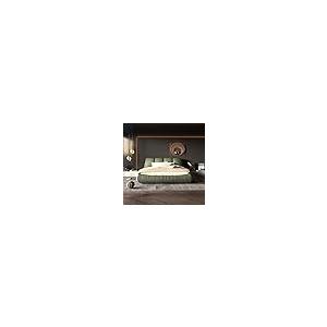 【並行輸入品】 Yoglad King Size Contemporary Upholstered Bed, Oversized Paddedの画像