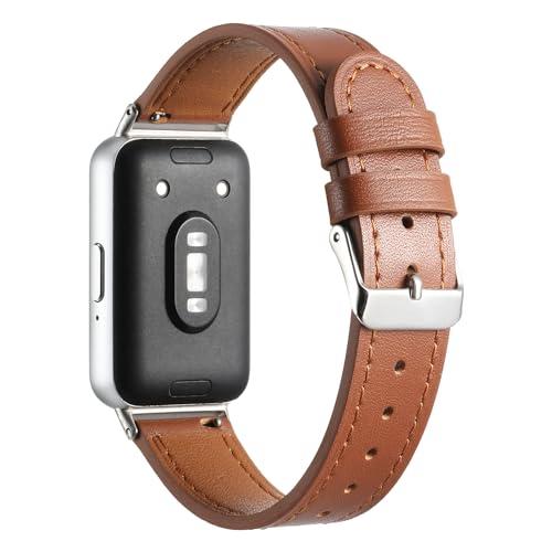 【並行輸入品】Galaxy Fit 3用レザー交換用バンド、レザースポーツフィットネスストラップ、Samsung Galaxy FIT 3 SMの画像