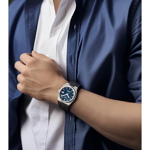 【並行輸入品】Tissot PRXウォッチシリーズ用リバンドストラップ、Tissot PRXパワーマティック80、12mm用ソフトフロロラバーバの画像