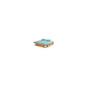 【並行輸入品】 memomad Bali Bed   King Storage Platform Sturdy Wooden Frame witの画像