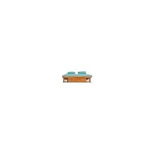 【並行輸入品】 memomad Bali Bed   King Storage Platform Sturdy Wooden Frame witの画像