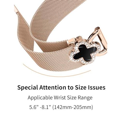 【並行輸入品】JOYOZY ステンレススチール磁気バンド Samsung Watchバンド/Galaxy Watch 4/5に対応 20mm/4_4