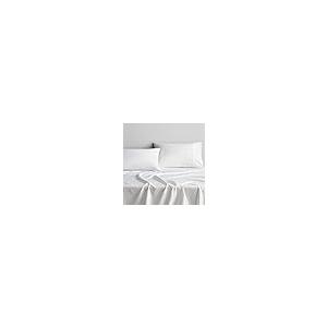 【並行輸入品】 snowhomes 4 Pcs Bed sheets 800 Thread Count 100% Cotton White Ca