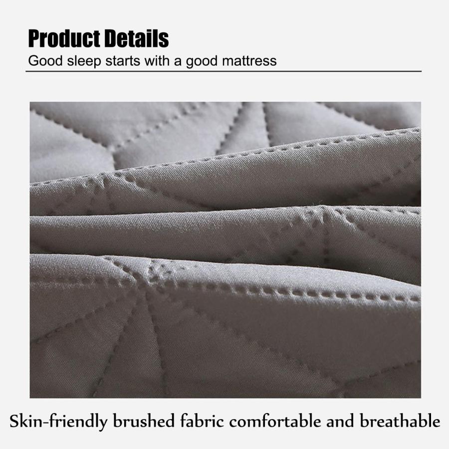 【並行輸入品】 LDLCYCN Queen Size Waterproof Mattress Protector Pad Bed Cover w