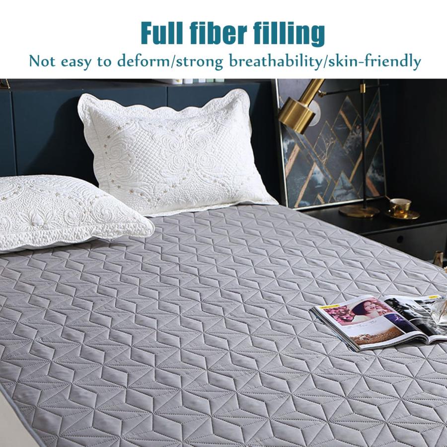 【並行輸入品】 LDLCYCN Queen Size Waterproof Mattress Protector Pad Bed Cover w