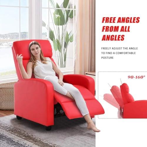 【並行輸入品】 PIKAQTOP Recliner Chair for Living Room Recliner Sofa Winback Ch_4