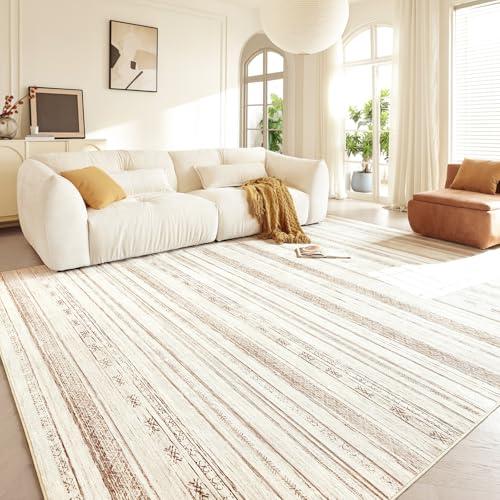 【並行輸入品】 Boraya Area Rugs for Living Room: 6x9 Washable Boho Rug for Bedr_1