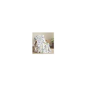 【並行輸入品】 Wildflowers Throw Blanket Botanical Floral Throw Blanket Colorfu_5