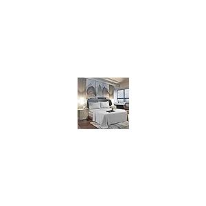 【並行輸入品】 Full Size Sheet Set 4 Piece 100% Cotton Hotel Luxury Bed She