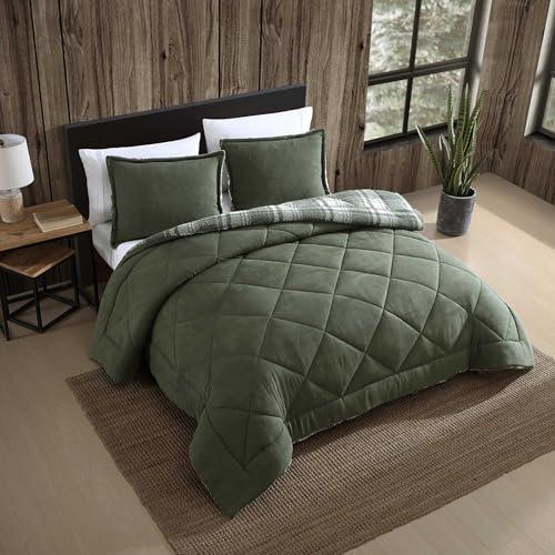 【並行輸入品】Eddie Bauer リバーシブル マイクロスエード寝具 お揃いのシャム付き、スーパーソフトホーム装飾、エコテックス認証、ビッグ_7