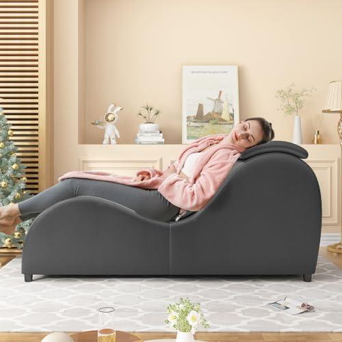 【並行輸入品】Mjkone ヨガチェア 多目的長椅子 リビングルーム用 交換可能 取り外し可能な詰め物クッション 調節可能なヘッドクッション 万