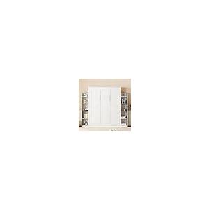 【並行輸入品】 Merax Queen Size Murphy Bed, Queen Wall Bed Frame with Shelves aの画像